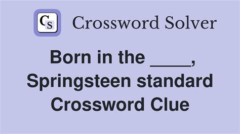 standard crossword clue|standard crossword clue answer.